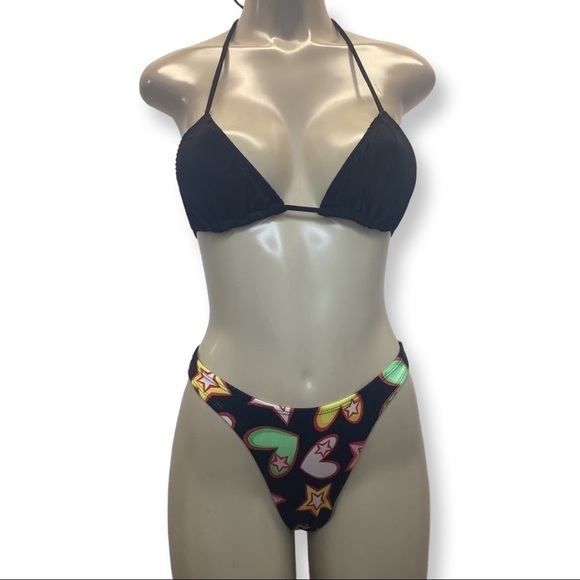 Indecent Proposal Made by Zuliana Hot & Sexy bright wet look bikini set - Picture 1 of 6